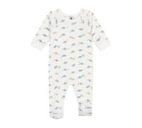 Petit Bateau A0CN7 Dors Bien Zip, Blanc/Multico, 18 Mois Mixte bébé