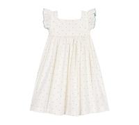 Petit Bateau A0CNO Robe sans Manches Blanc/Multico Fille 5 Ans