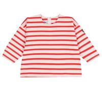 Petit Bateau A0COG Marinière, Fleur/Spicy, 6 Mois Bébé_Fille