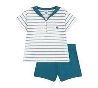 Petit Bateau A0CPB Ensemble 2 Pièces Marshmallow/Dragonfly Bébé Garçon 18 Mois