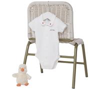 Petit Bateau A0CPR Body Manches Courtes A Col, Blanc, 18 Mois Mixte bébé