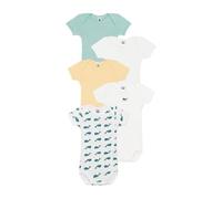 Petit Bateau A0CQR Bodies Us Manches Courtes, Variante 1, 12 Mois (Lot de 5) Mixte bébé