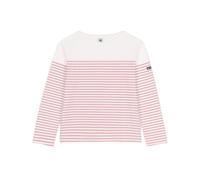 Petit Bateau A0CS6 Marinière Blanc/Rose Femme XS