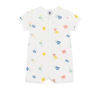 Petit Bateau A0CU6 Combicourt, Blanc/Multico, 3 Mois Mixte bébé