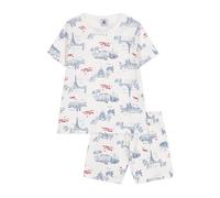 Petit Bateau A0CUL Pyjacourt, Blanc/Multico, 3 Ans Garçon