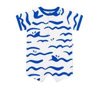 Petit Bateau A0CV5 Combicourt Marshmallow/Porcelana Bébé Garçon 24 mois