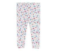 Petit Bateau A0CW2 Legging Blanc/Multico Bébé Fille 3 Mois