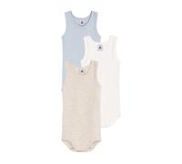 Petit Bateau A0CX0 Bodies sans Manches Variante 1 Mixte Bébé 12 Mois