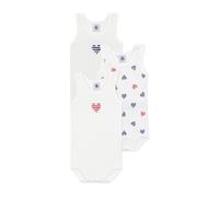 Petit Bateau A0CX1 Bodies sans Manches Variante 1 Mixte Bébé 3 Mois