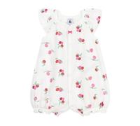 Petit Bateau A0CZ5 Combicourt, Blanc/Multico, 3 Mois Bébé_Fille