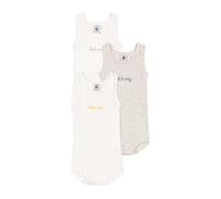 Petit Bateau A0CZO Bodies sans Manches, Variante 1, 12 Mois (Lot de 3) Bébé_Garçon