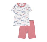 Petit Bateau A0D9I Pyjacourt Blanc/Multico Garçon 3 Ans