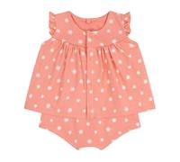 Petit Bateau A0DHH Ensemble 2 Pièces Abricot/Marshmallow Bébé Fille 12 Mois