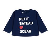 Petit Bateau A0DI8 Sweatshirt Bleu Bébé Garçon 3 Ans
