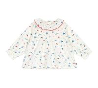 Petit Bateau Blouse bébé en Coton Manches Longues, imprimée Fleurs