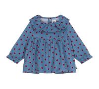 Petit Bateau Blouse bébé en Velours Manches Longues imprimé Pommes