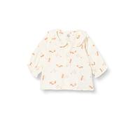Petit Bateau Blouse Manche Longue Bébé fille, Blanc Avalanche / Multico, 0 mois
