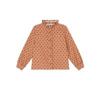 Petit Bateau Blouse Manche Longue Fille, Rose Sienna / Multico, 4 ans