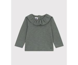 Petit Bateau - Blouse manches longues Vert Thuya - 18 mois