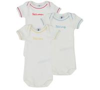 Petit Bateau Bodies 3 BODIES US MC in Blanc 12 mois