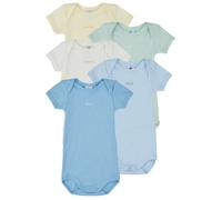 Petit Bateau Lot de bodies manches courtes en coton uni bébé