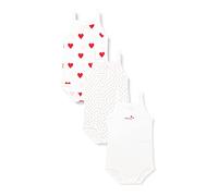 Petit Bateau Bodies à bretelles A04IX00 X3 - Lot de 3, multicolore, 18 mois