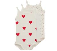 Petit Bateau Bodies A04IX00 – Lot de 3 à bretelles multicolore 24 mois