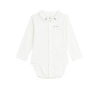 Petit Bateau Body bébé à col brodé et message en poitrine