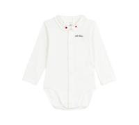 Petit Bateau Body bébé à col brodé et message en poitrine