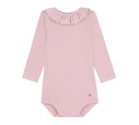 Petit Bateau Body bébé en coton à col, uni