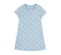Petit Bateau Chemise de Nuit Enfant en Coton Manches Courtes imprimé cœurs