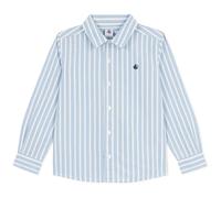 Petit Bateau Chemise Enfant en Coton à Manches Longues à Rayures