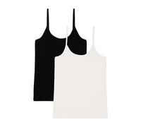 Vêtements Petit Bateau 2 Chemises Bretelles pour Accessoires XXS Noir