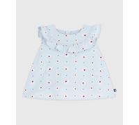 PETIT BATEAU Chemisier bleu marine / bleu clair / rouge / blanc, Taille 86