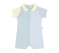 Petit Bateau Combinaison courte bébé en coton à col
