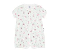 Petit Bateau Combinaison courte bébé en coton fleuri