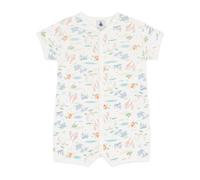 Petit Bateau Combinaison courte bébé en coton imprimé animaux