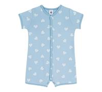 Petit Bateau Combinaison courte bébé en coton imprimé cœurs