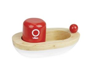 Petit Bateau de Bain Cheminée Rouge Vilac® - Jouets de bain en bois