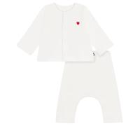 Petit Bateau Ensemble Bébé en Coton Brodé Poitrine Uni
