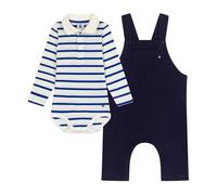 Petit Bateau Ensemble Cadeau Bébé En Coton : Salopette Et Body