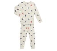 Petit Bateau Pyjama BRETONNE A0CLU Blanc/Multico Fille 5 ans