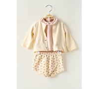 petit bateau ensembles fille de couleur beige