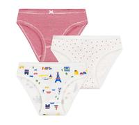 Petit Bateau Female 3 Culottes sous Vêtements Jour, Multicolore, 6 Ans EU