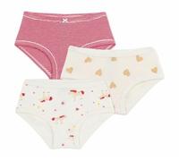 Petit Bateau Female 3 Culottes sous Vêtements Jour, Multicolore, 8 Ans EU