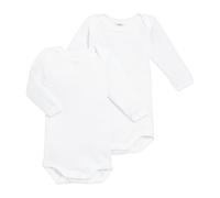 Petit Bateau Lot de 2 Bodies Blancs Manches Longues Bébé 6 Mois