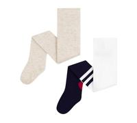 Petit Bateau Lot de 2 paires de collants bébé en jersey de coton