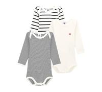 Petit Bateau Lot de 3 Bodies Manches Longues Bébé 3 Ans