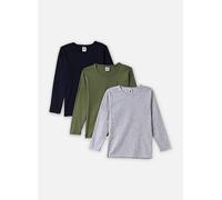 Petit Bateau Lot De 3 Tee Shirts ML Garçon Col Rond pour 8A Multicolore