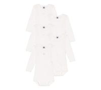 Petit Bateau Lot de 5 Bodies Manches Longues Lapins en Coton 12 Mois